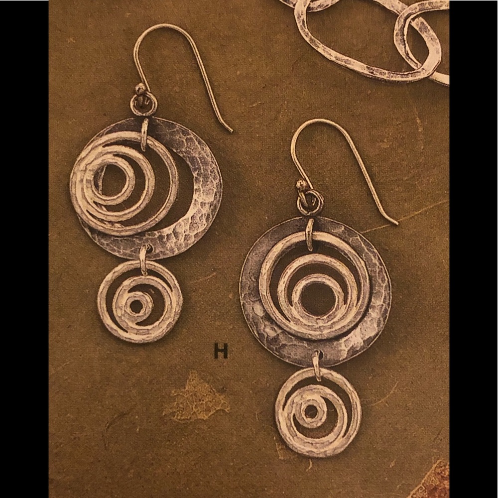 Silpada Oxidized Sterling Silver on French Wires.